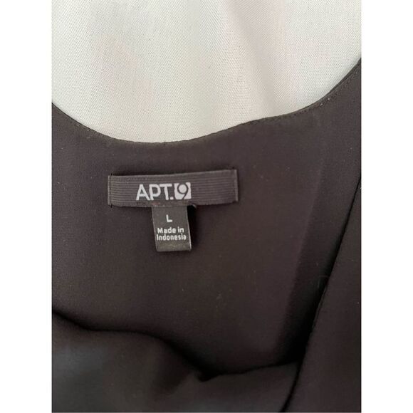 Apt. 9 Blouse Black sleeveless - Picture 3 of 7
